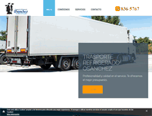 Tablet Screenshot of camionesrefrigerados.com